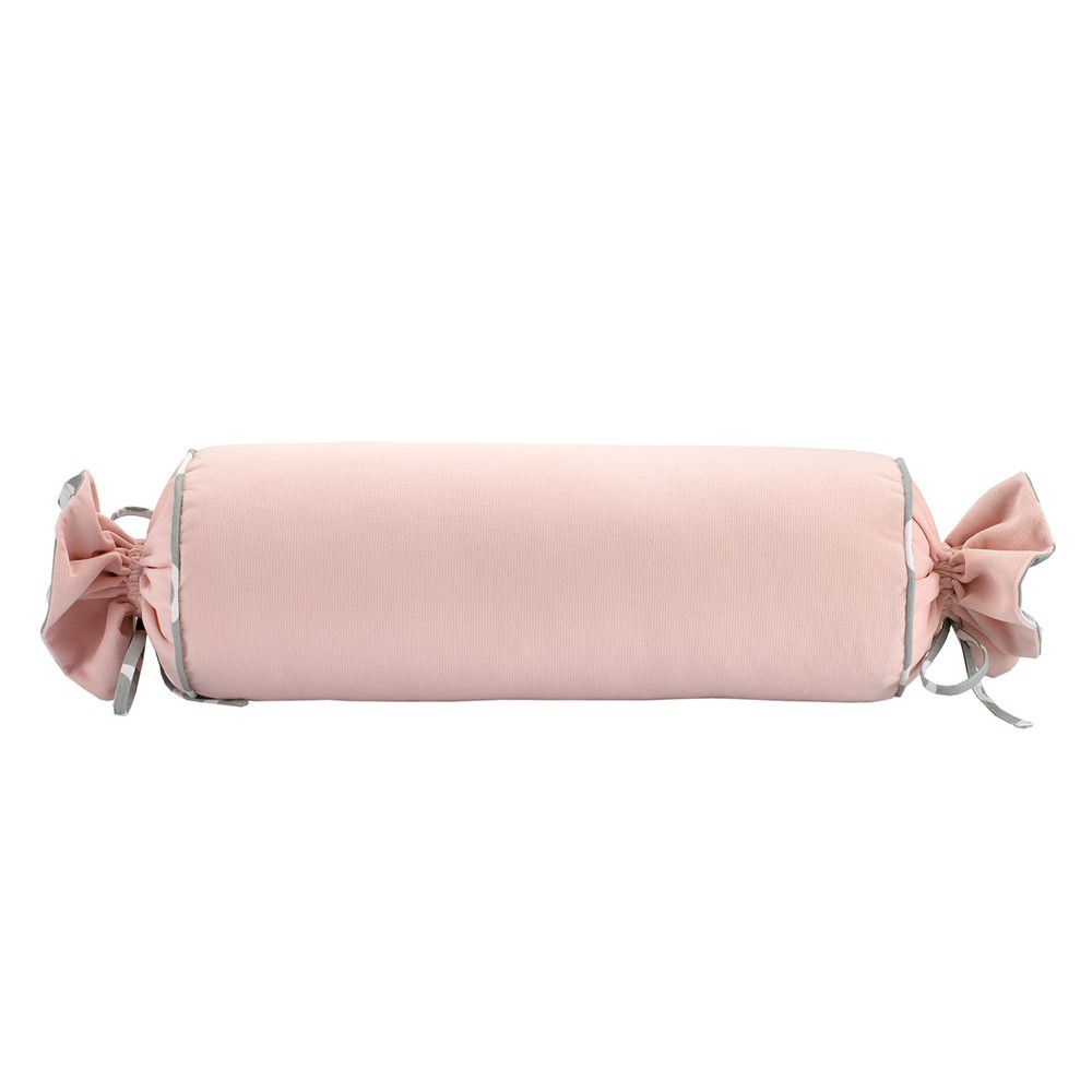 Růžový povlak na polštář WeLoveBeds Rose Quarz Candy, ⌀ 20 x 58 cm - Bonami.cz