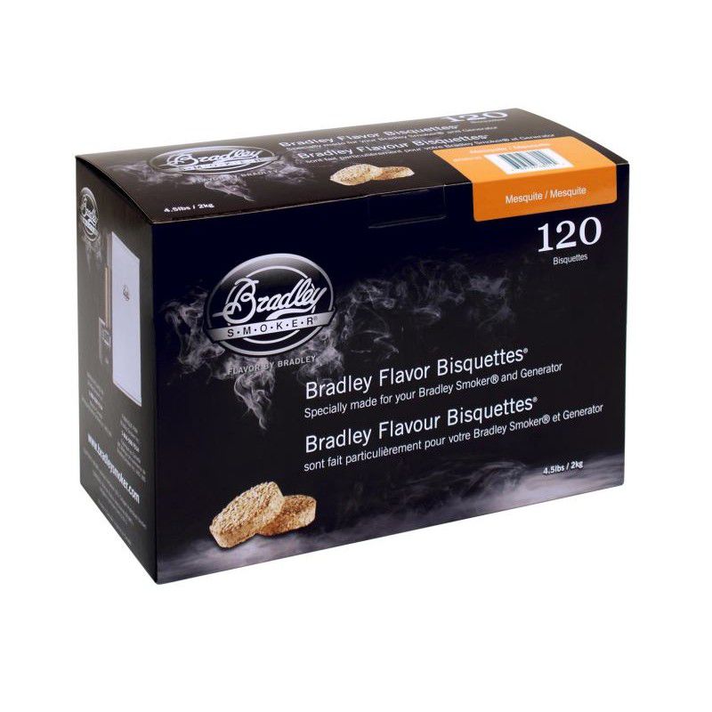 Udící brikety Bradley Smoker Mesquite 120 ks - GrilyKrby.cz