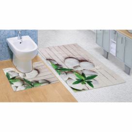 Bellatex koupelnové předložky 3D tisk sada 60x100, 60x50 cm Jadran