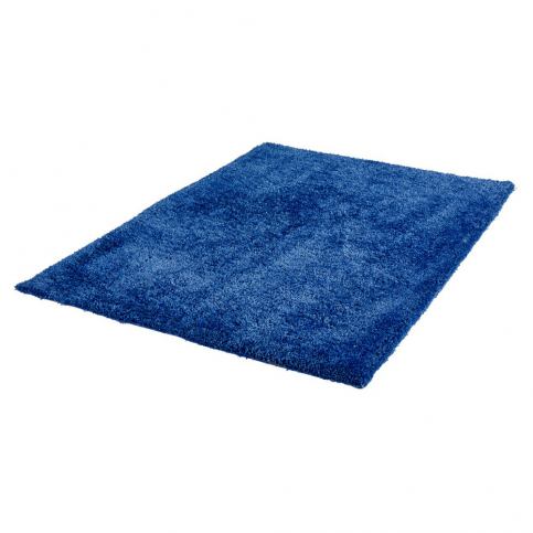 Tmavě modrý ručně vyráběný koberec Obsession My Touch Me Azur, 40 x 60 cm - Bonami.cz