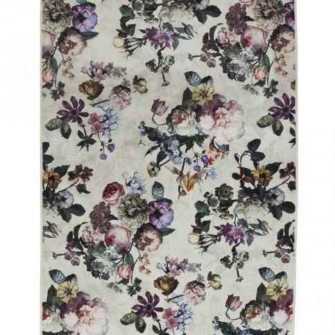 Essenza Koberec s květinovým vzorem, kelim s květinovým vzorem, bilý koberec, pokojový koberec, kobe - EMAKO.CZ s.r.o.