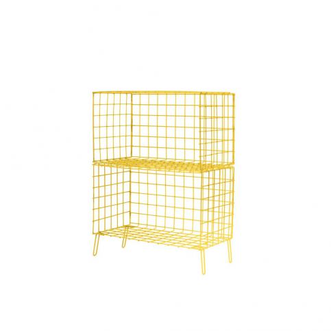 Žlutá kovová úložná skříňka Really Nice Things, 56 x 70 cm - Bonami.cz