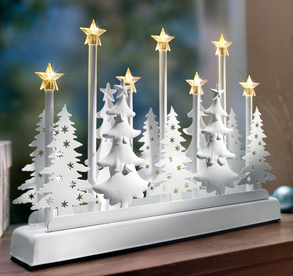 Weltbild LED dekorace Vánoční les s hrací skříňkou - Velký Košík