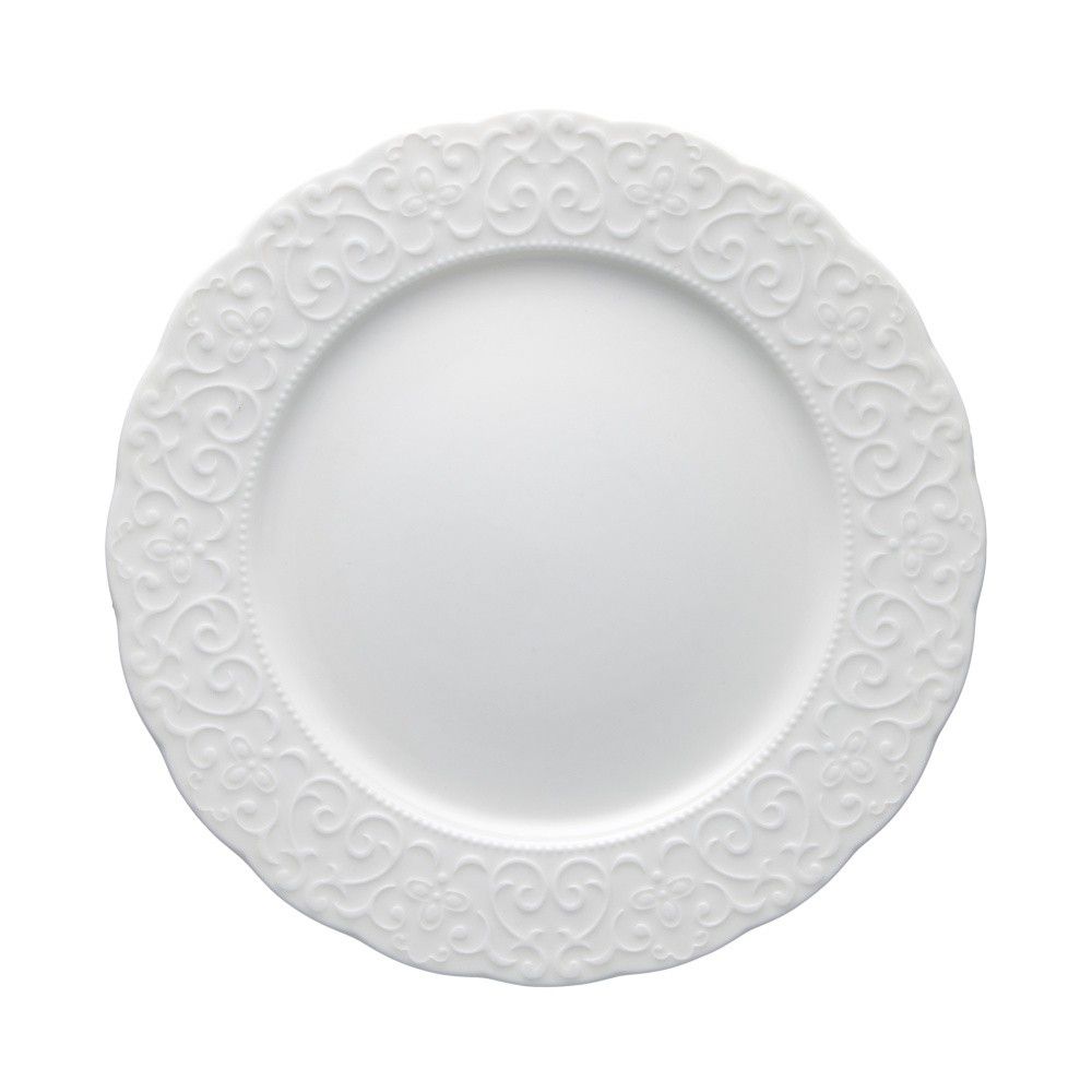 Bílý porcelánový talíř Brandani Gran Gala, ⌀ 25 cm - Bonami.cz