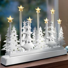 Weltbild LED dekorace Vánoční les s hrací skříňkou 668117