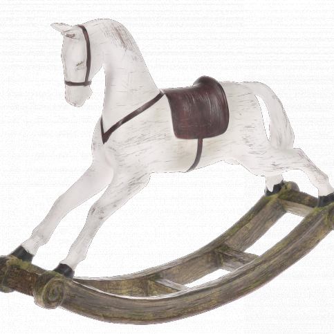 . Figurka houpacího koně, 30x9x40 cm - Alomi Design
