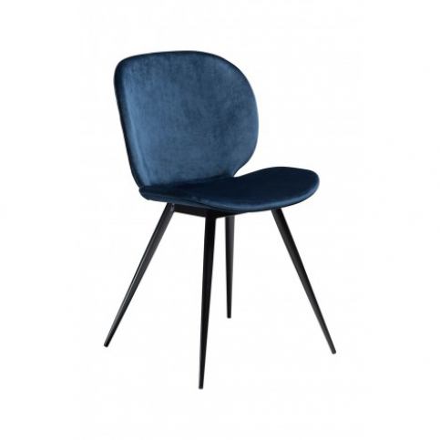 DAN- FORM Denmark Židle DANFORM CLOUD, samet modrá - Alhambra | design studio