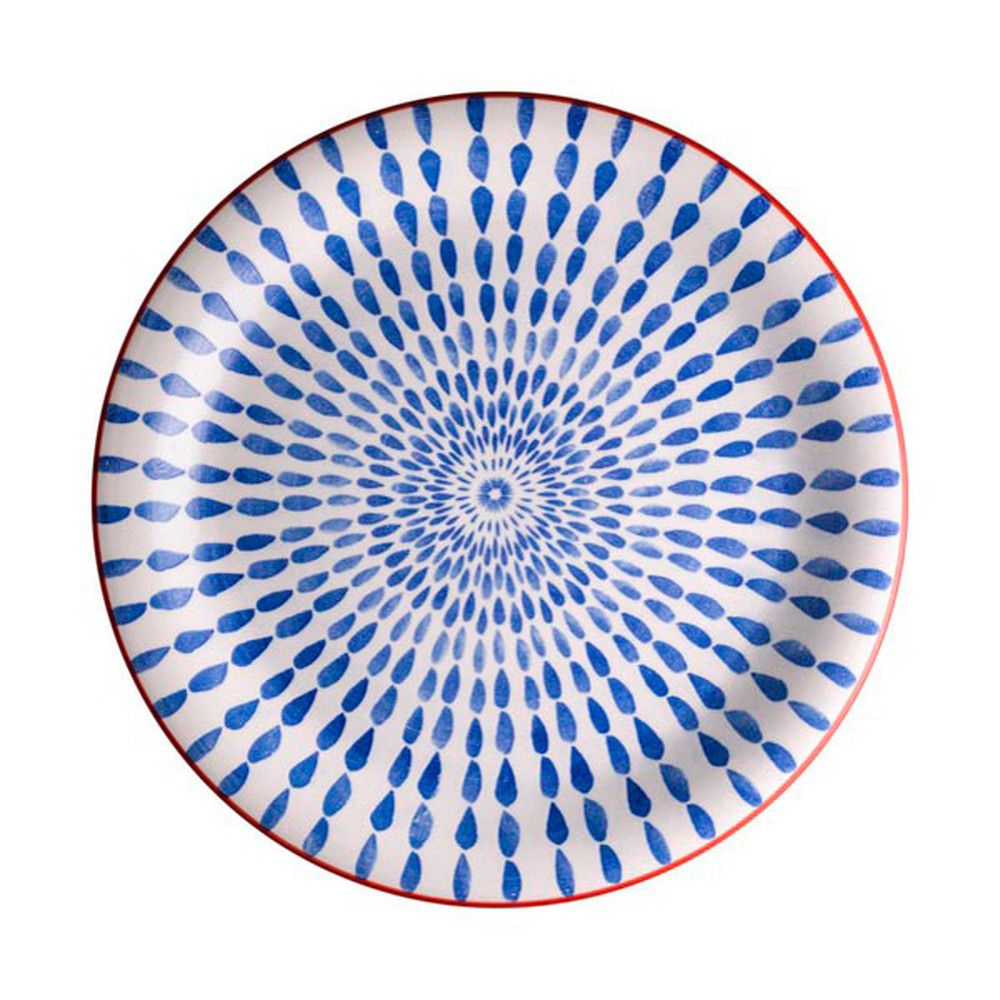 Modrý talíř z dolomitu Brandani Ginger, ⌀ 27 cm - Bonami.cz