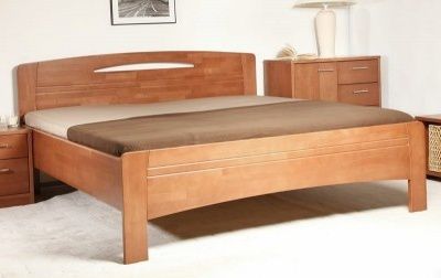 Masivní postel s úložným prostorem Evita 3 - 80/90/100x200cm - 100 x 200cm - Nábytek Harmonia s.r.o.
