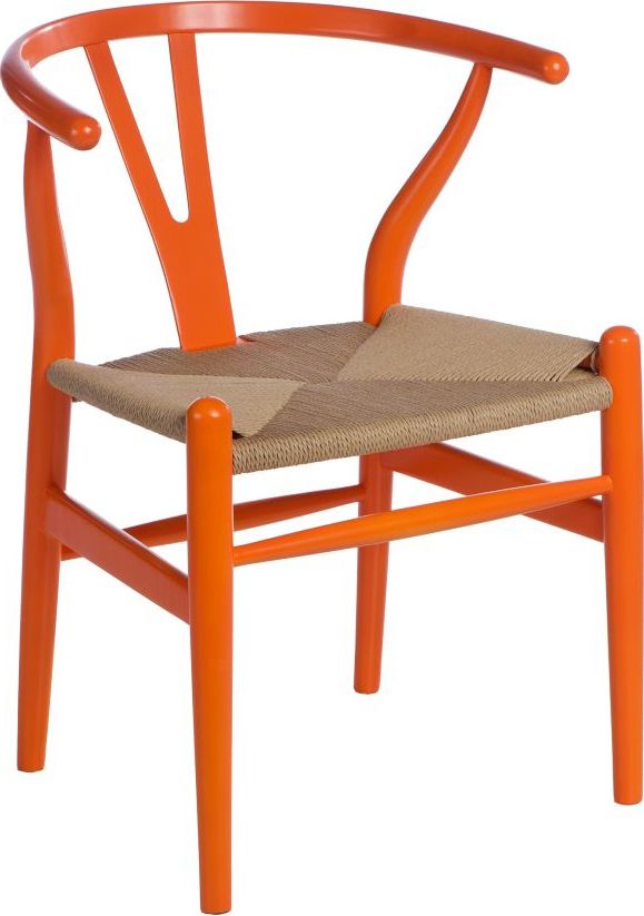 Mørtens Furniture Dřevěná židle Vidja, oranžová Barva: oranžová - M DUM.cz