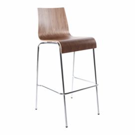 Ořechová barová židle Kokoon Roxy 103 cm