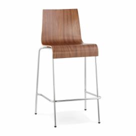 Ořechová barová židle Kokoon Roxy 94 cm