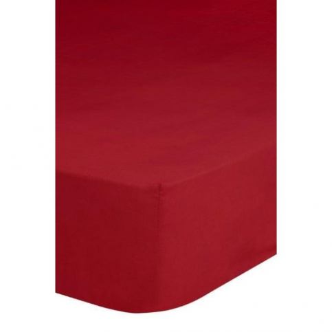 Červené elastické prostěradlo na dvoulůžko Emotion, 180 x 200 cm - Bonami.cz