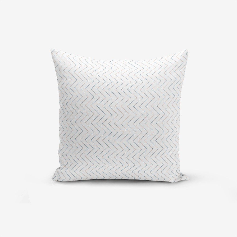 Povlak na polštář s příměsí bavlny Minimalist Cushion Covers Colorful Zigzag Puro, 45 x 45 cm - Bonami.cz