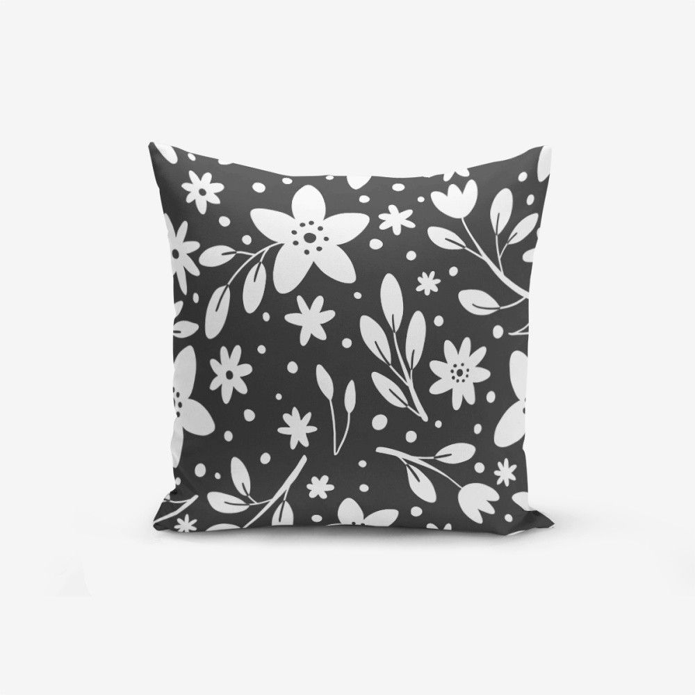 Povlak na polštář s příměsí bavlny Minimalist Cushion Covers Fume Background Flower Modern, 45 x 45 cm - Bonami.cz