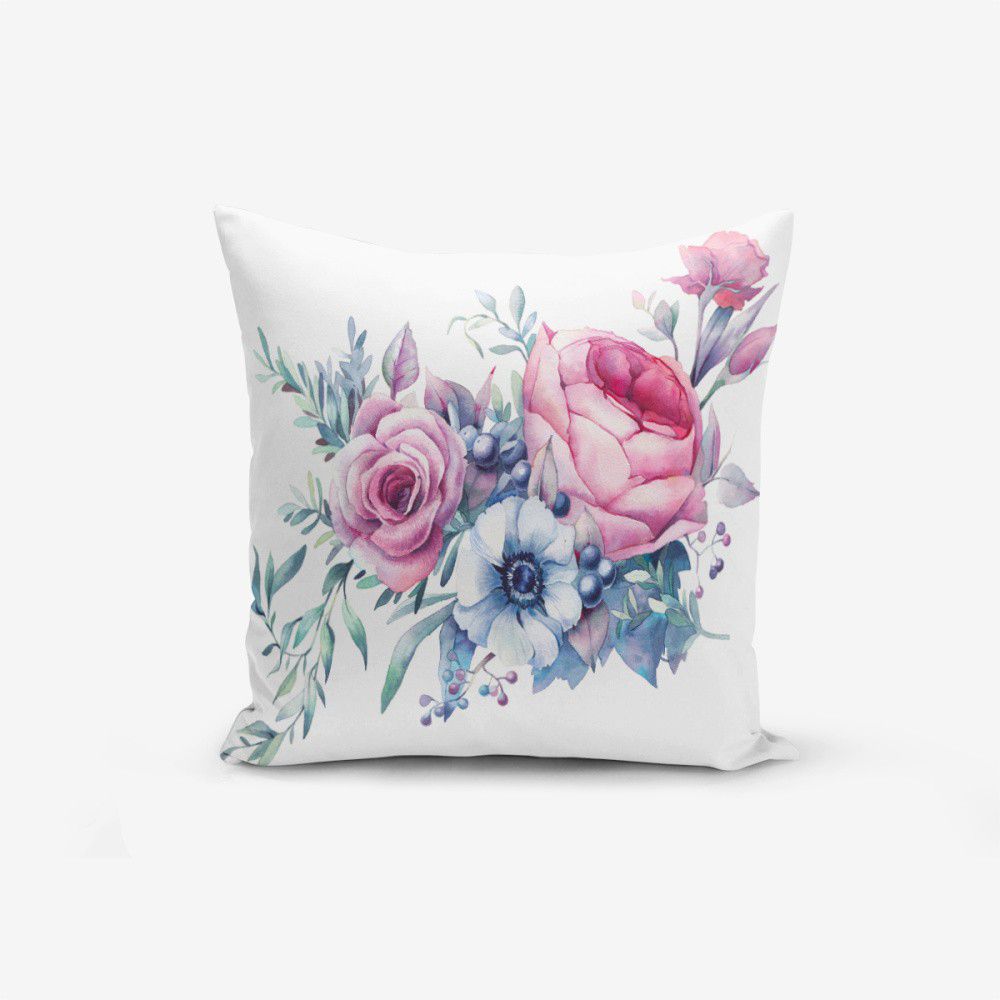 Povlak na polštář s příměsí bavlny Minimalist Cushion Covers Liandnse Special Design Flower, 45 x 45 cm - Bonami.cz