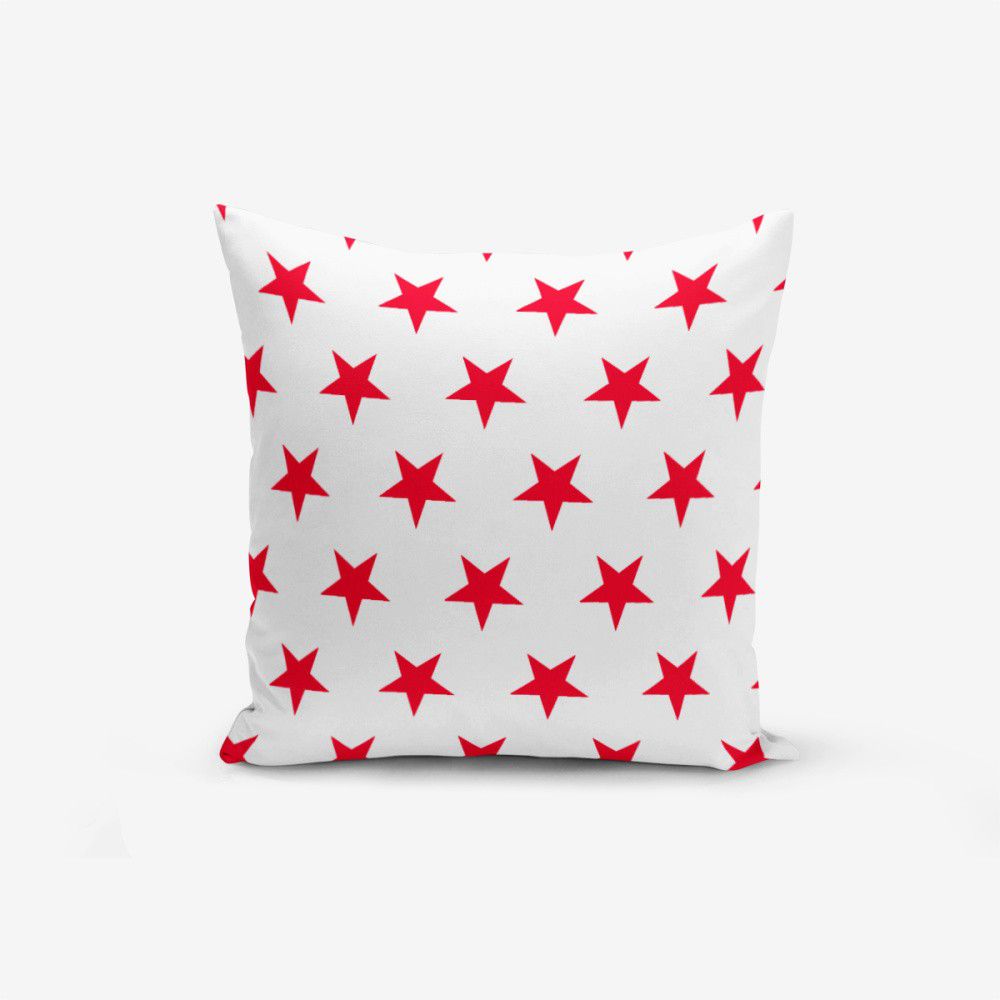 Povlak na polštář s příměsí bavlny Minimalist Cushion Covers Red Star Modern, 45 x 45 cm - Bonami.cz