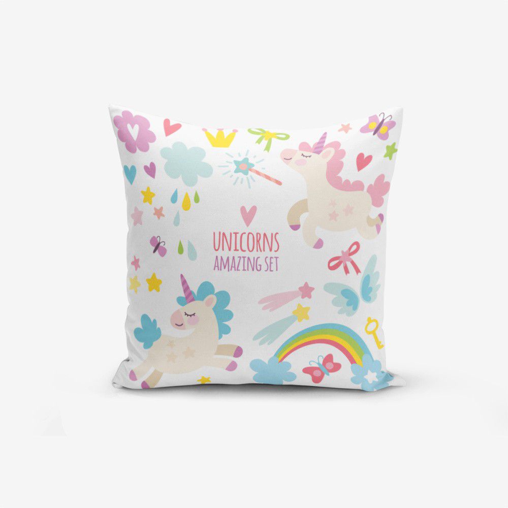 Povlak na polštář s příměsí bavlny Minimalist Cushion Covers Unicorn Child, 45 x 45 cm - Bonami.cz
