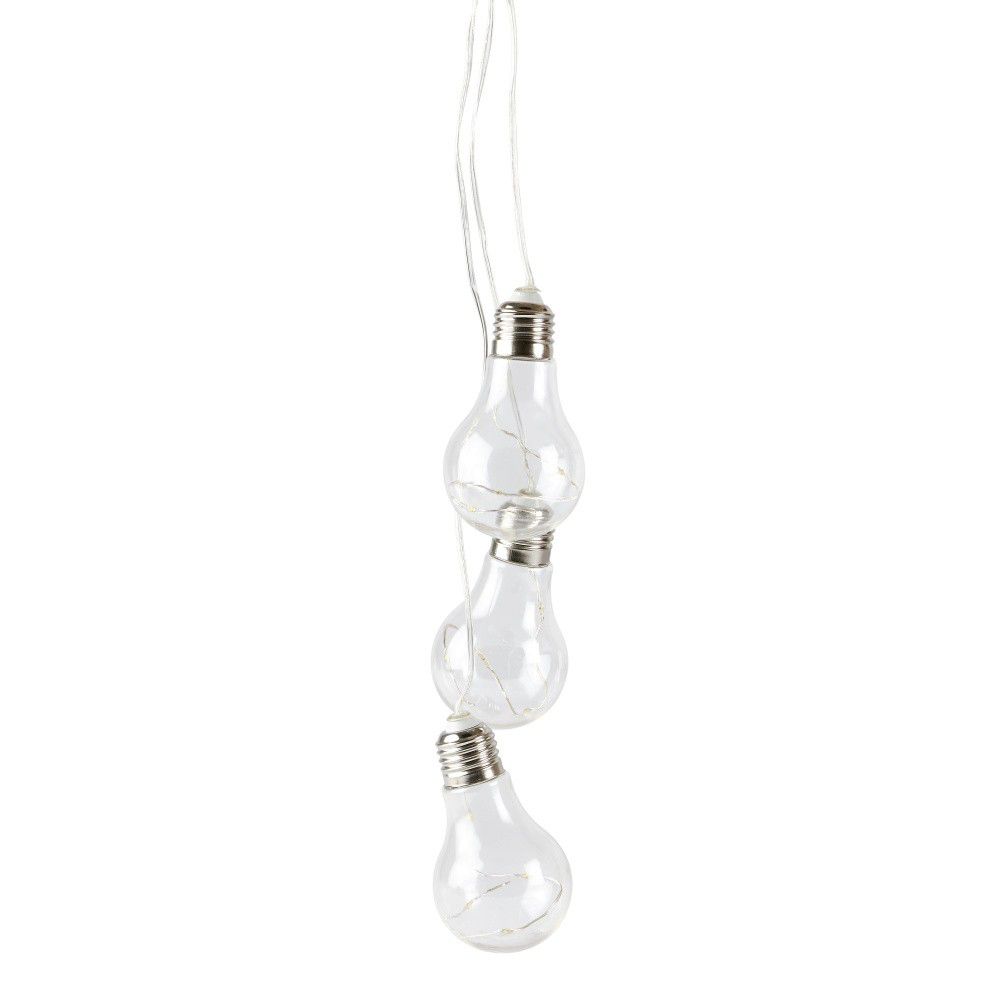 Světelná LED dekorace Villa Collection Light Bulb, 3 světýlka - Bonami.cz