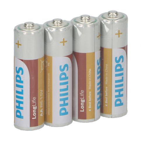 Baterie Philips AA, 4 ks - Velký Košík
