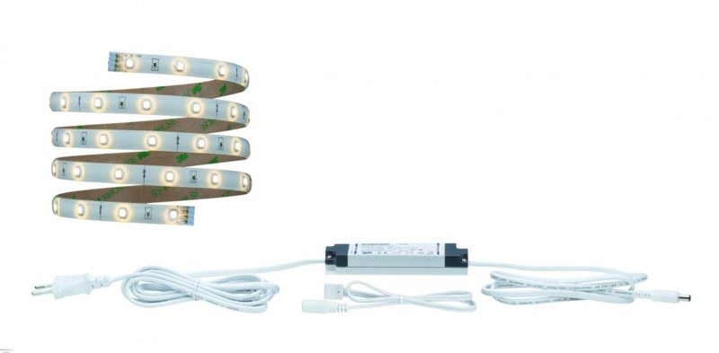 Paulmann 70317 YourLED Basic Set, rozšířitelný set 150cm LED pásky včetně napaječe a kabeláže, 4,8W, teple bílá barva světla - Favi.cz