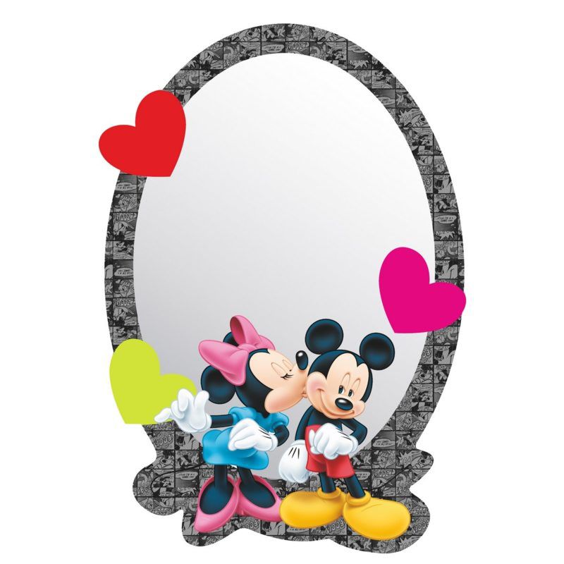 AG Art Samolepicí dětské zrcadlo Mickey & Minnie, 15 x 21,5 cm - Favi.cz