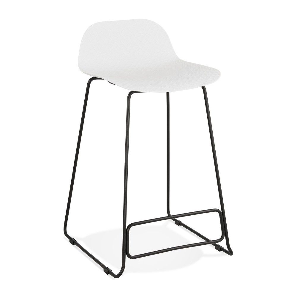 Bílá barová židle Kokoon Slade, výška 85 cm - Bonami.cz