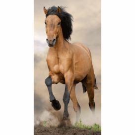 Jerry Fabrics Osuška Horse brown, 70 x 140 cm