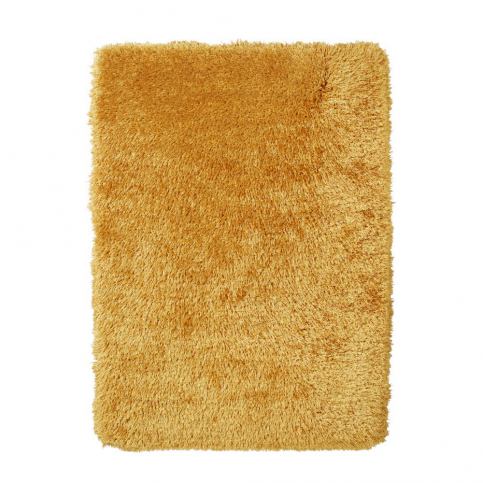Žlutý ručně tuftovaný koberec Think Rugs Montana Puro Yellow, 60 x 120 cm - Bonami.cz