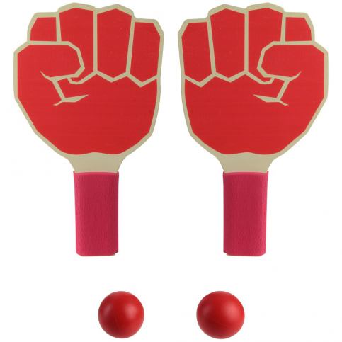 Set 2 pingpongových pálek a míčků Le Studio Fist Shape Rackets - Bonami.cz