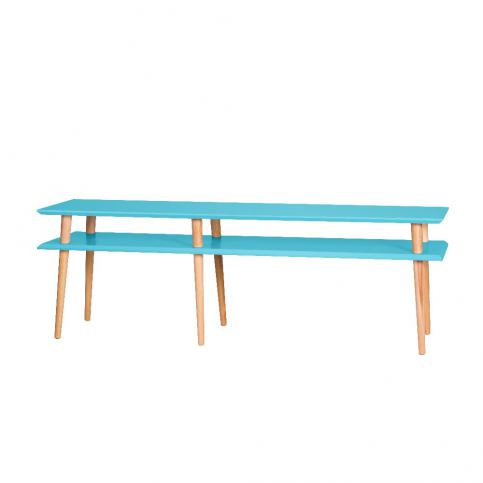 Konferenční stolek Mugo Dark Turquoise, 159 cm (šířka) a 45 cm (výška) - Bonami.cz
