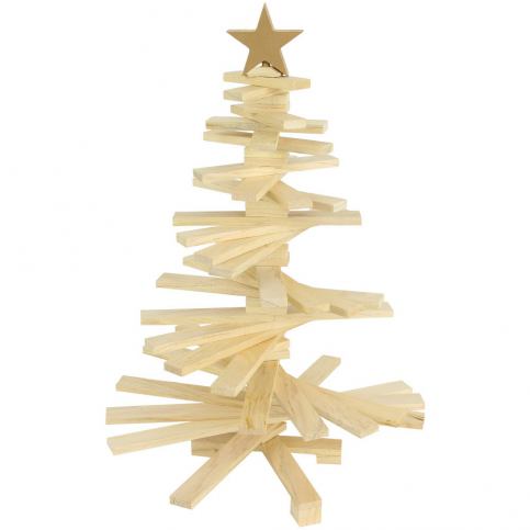 Stolní dřevěný dekorační vánoční stromek Le Studio Scandi Table Fir Tree - Bonami.cz