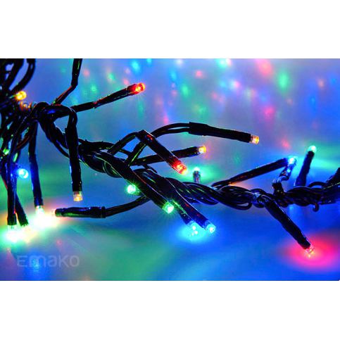 Emako Barevná vánoční světýlka LED MULTIKOLOR, energeticky úsporná  192 ks - EMAKO.CZ s.r.o.