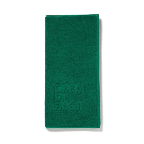 Smaragdově zelená koupelnová předložka z bavlny Casa Di Bassi, 50 x 70 cm - Bonami.cz