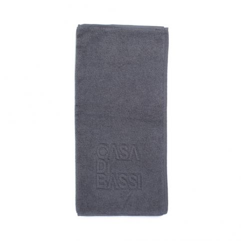 Tmavě šedá koupelnová předložka z bavlny Casa Di Bassi, 50 x 70 cm - Bonami.cz