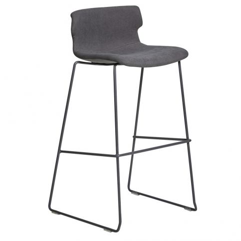 Sada 4 šedých barových židlí Marckeric Cala - Bonami.cz