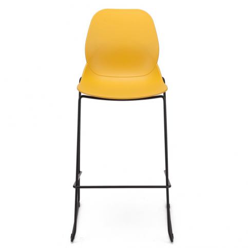 Sada 4 žlutých barových židlí Marckeric Greta - Bonami.cz