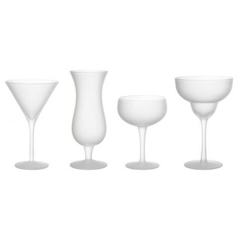 Sada 4 sklenic na koktejly Le Studio Cocktail Frozen Glasses - Bonami.cz