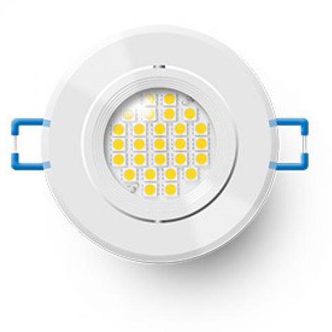 Podhledové LED svítidlo, Ø8,6cm, 4,5W, teplá bílá - Rozsvitsi.cz - svítidla