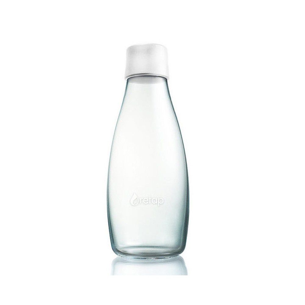 Mléčně bílá skleněná lahev ReTap s doživotní zárukou, 800 ml - Bonami.cz