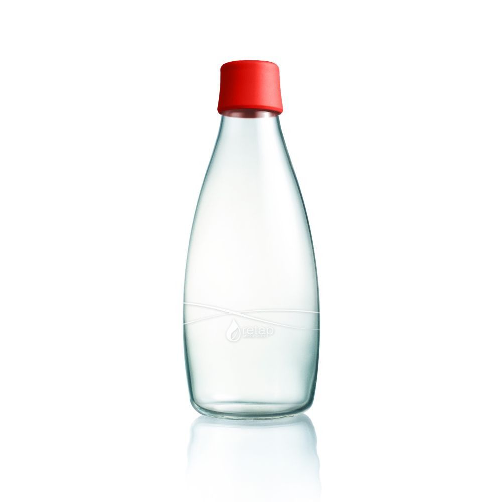 Červená skleněná lahev ReTap, 800 ml - Bonami.cz