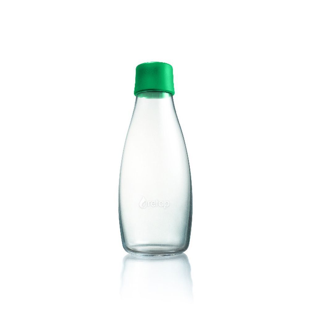 Sytě zelená skleněná lahev ReTap, 500 ml - Bonami.cz