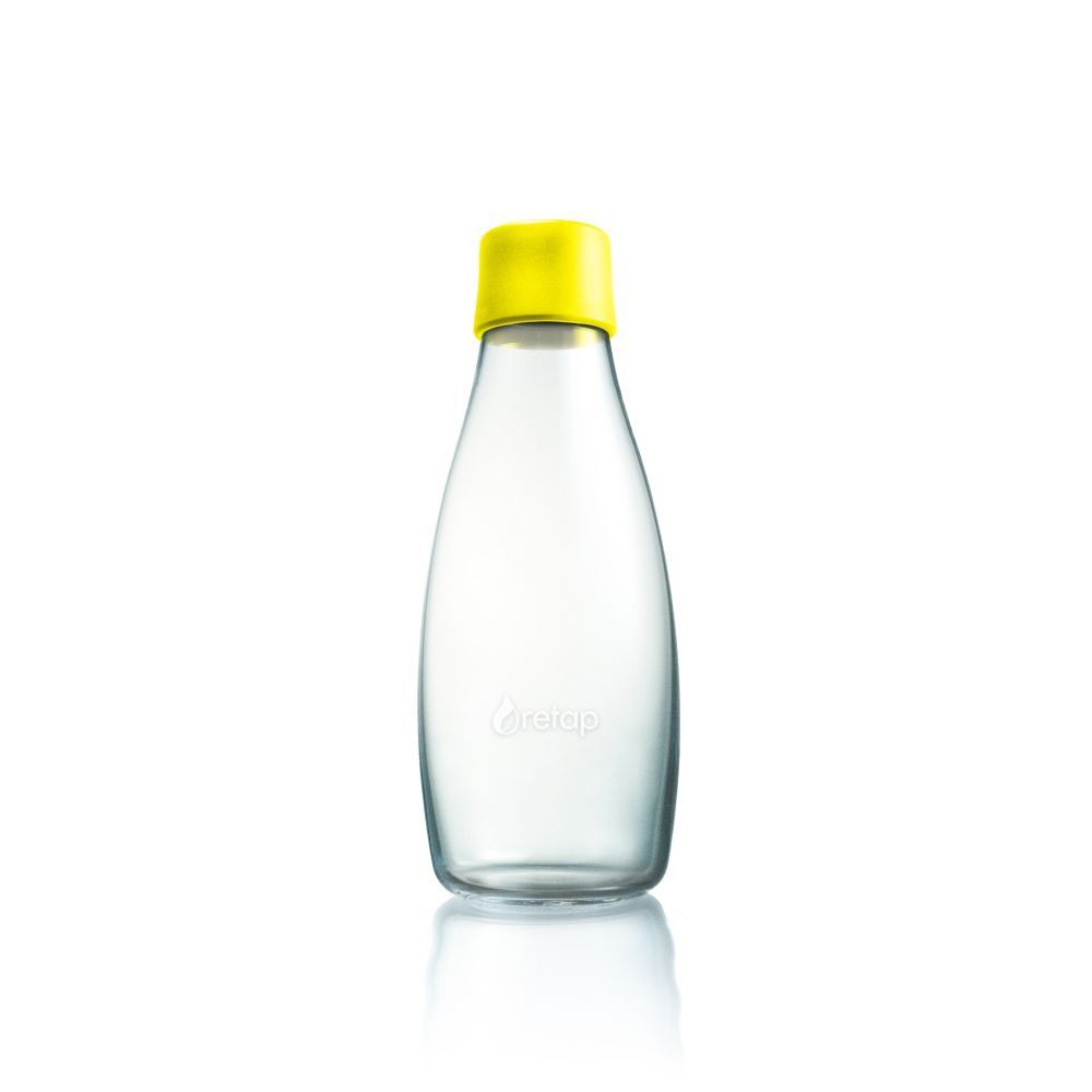 Žlutá skleněná lahev ReTap, 500 ml - Bonami.cz