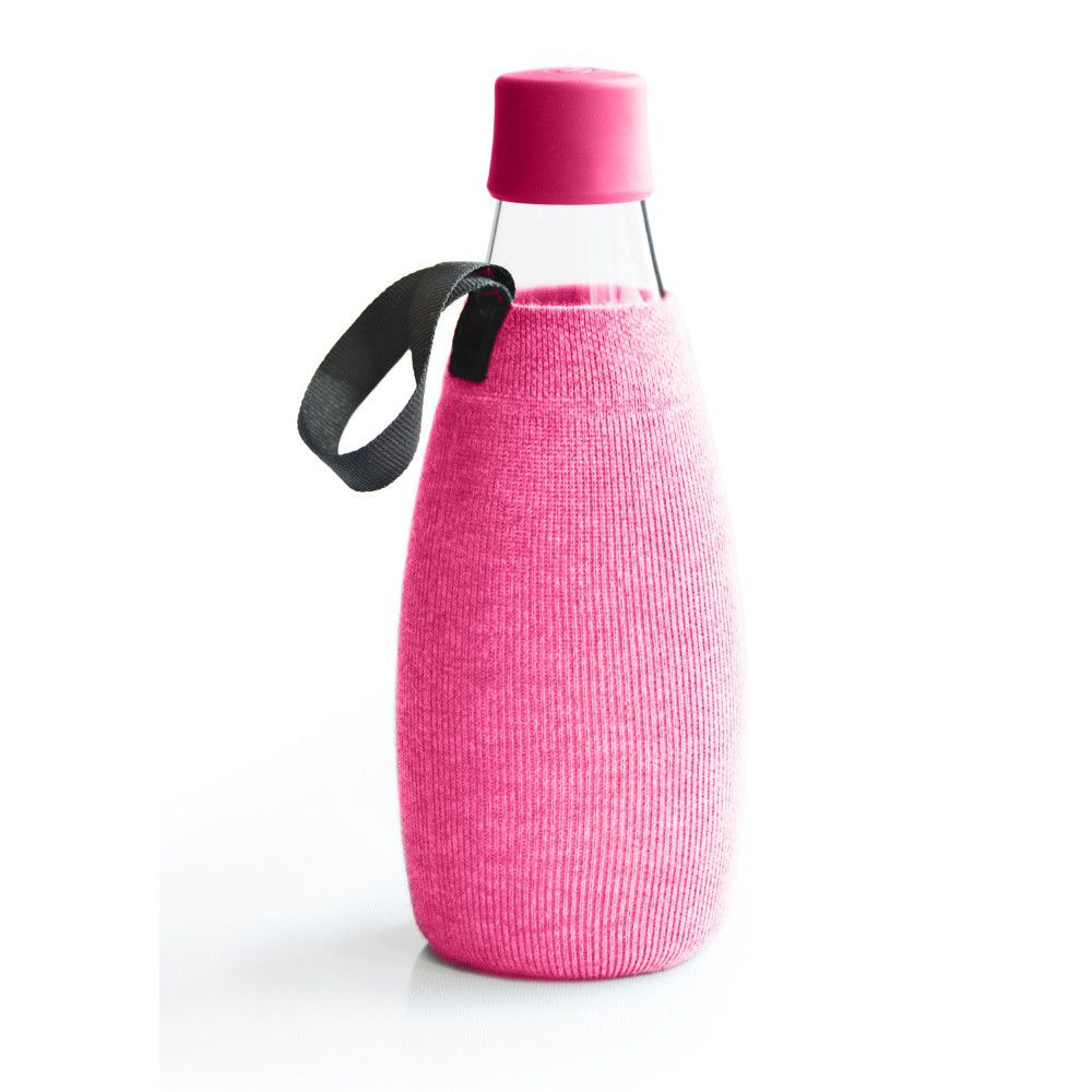 Růžový obal na skleněnou lahev ReTap, 800 ml - Bonami.cz