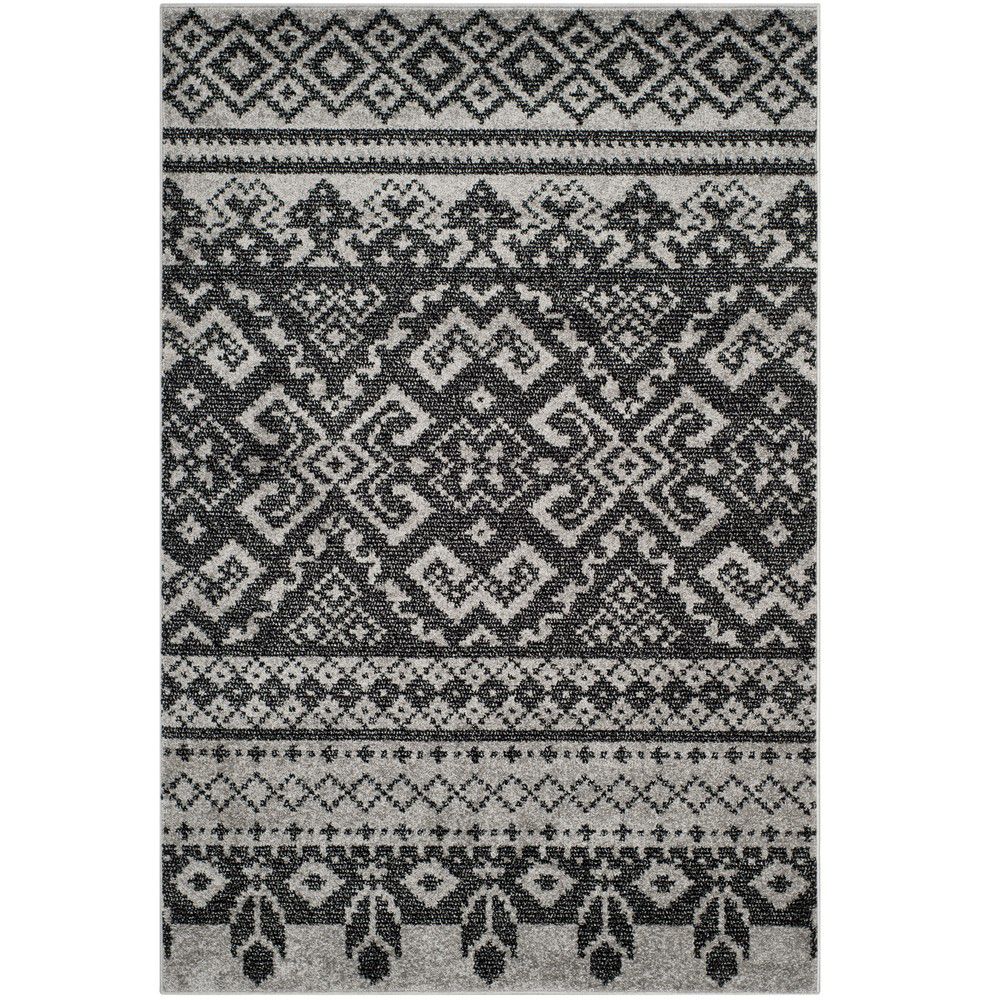 Černý koberec Safavieh Amina Area, 182 x 121 cm - Bonami.cz