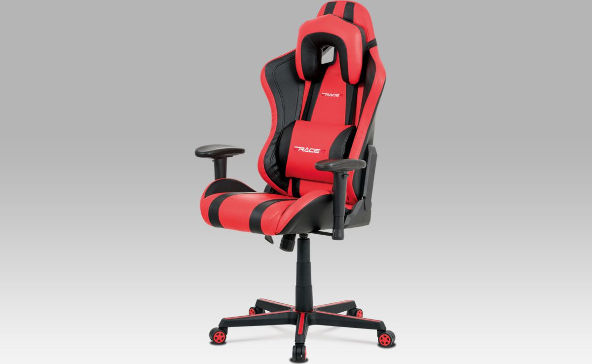 Kancelářská židle KA-V609 RED červená / černá Autronic - DEKORHOME.CZ