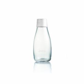 Mléčně bílá skleněná lahev ReTap s doživotní zárukou, 300 ml
