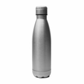 Termolahev z nerezové oceli ve stříbrné barvě Sabichi Stainless Steel Bottle, 450 ml