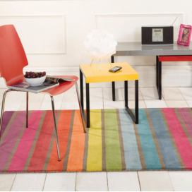 Flair Rugs koberce Ručně všívaný kusový koberec Illusion Candy Multi Rozměry koberců: 160x230 Mdum