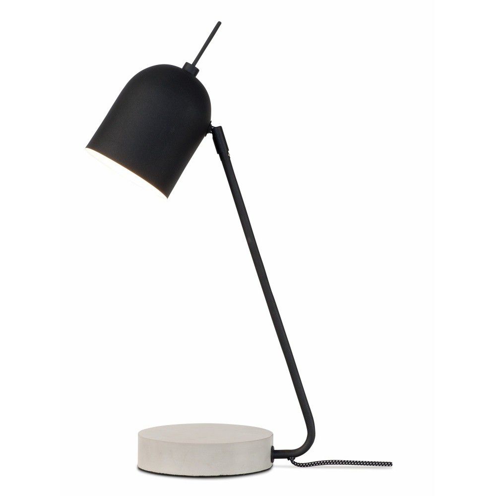 Černo-šedá stolní lampa s kovovým stínidlem (výška 57 cm) Madrid – it\'s about RoMi - Bonami.cz